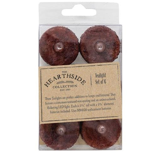 Burnt Burgundy Tealights | Set of 6