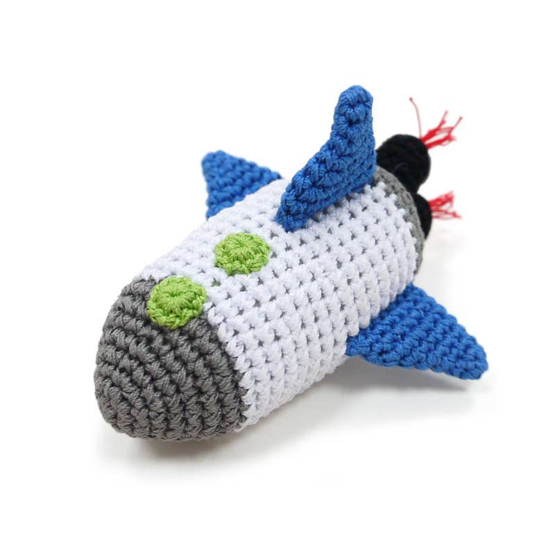 Dogo Pet Spaceship Crochet Toy