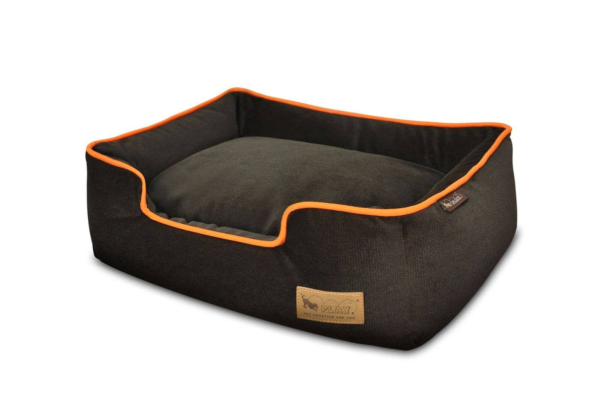 P.L.A.Y. Pet Lifestyle and You - Urban Plush Lounge Bed - Orange (Large)