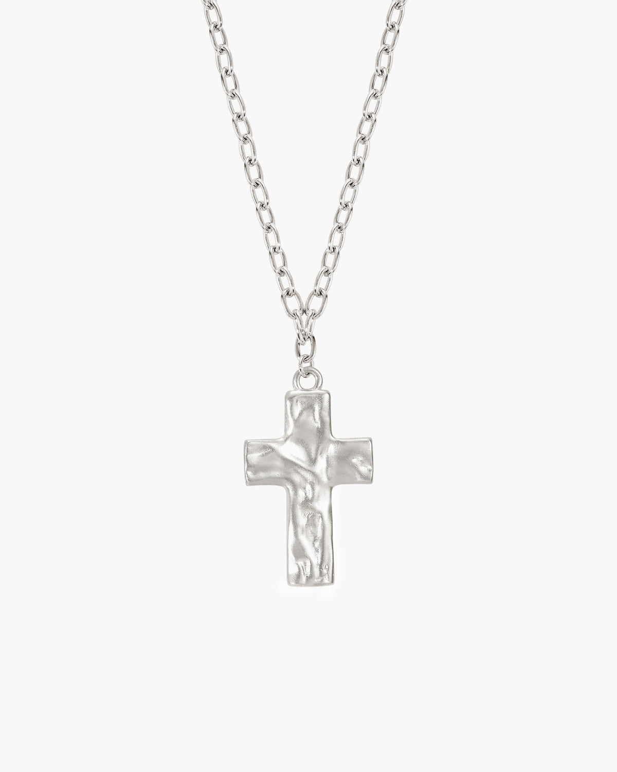 Icon Cross Necklace in Gold