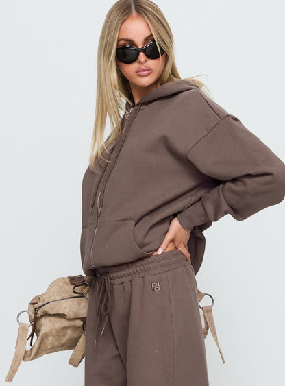 All Day Oversized Hoodie Mocha