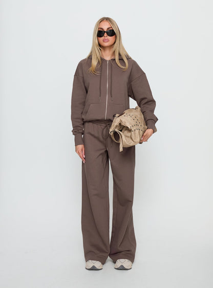 All Day Oversized Hoodie Mocha