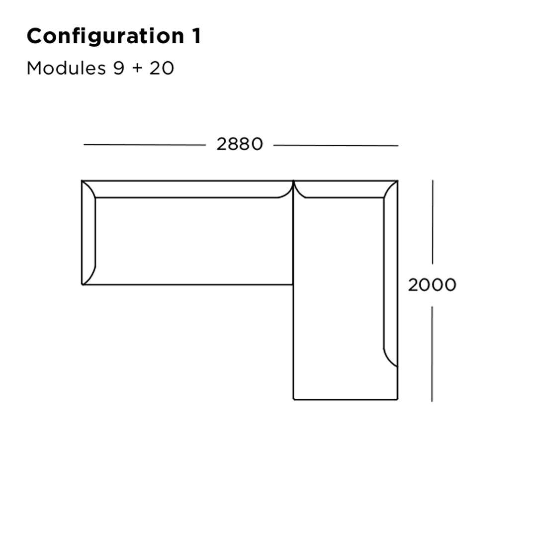 Blade Pre-configured Sofa - Setup 1
