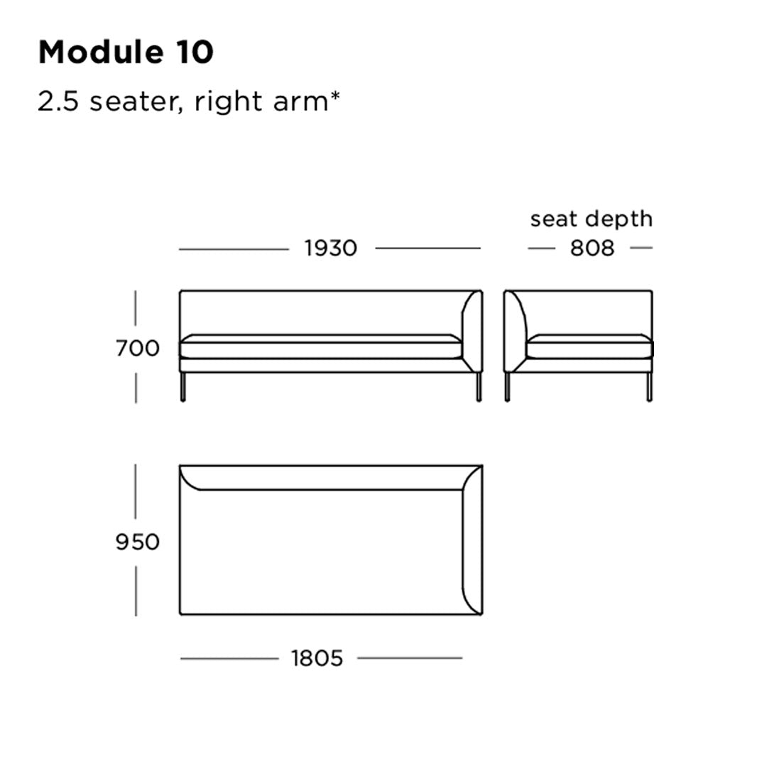 Blade Pre-configured Sofa - Setup 1