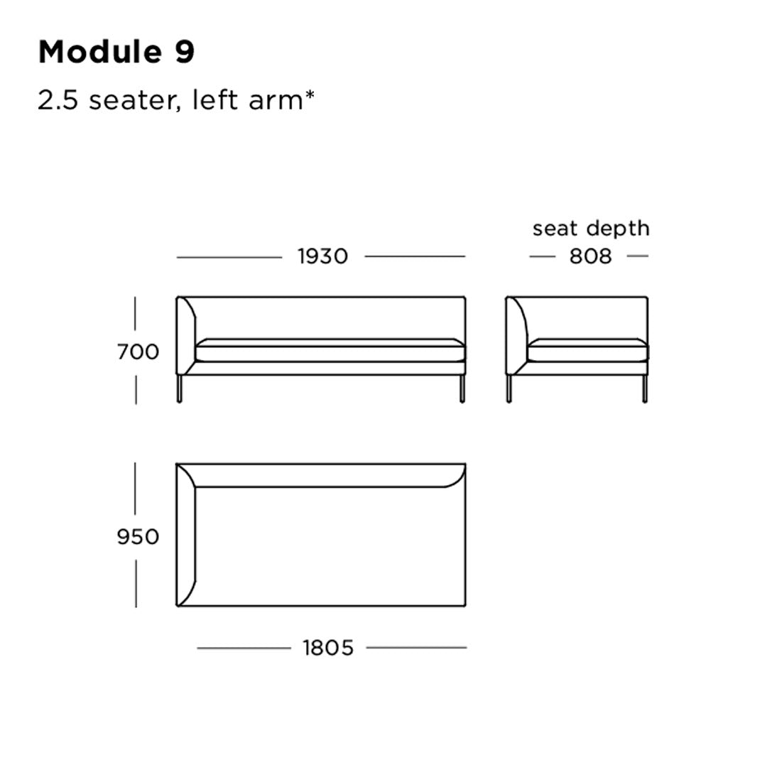 Blade Pre-configured Sofa - Setup 1