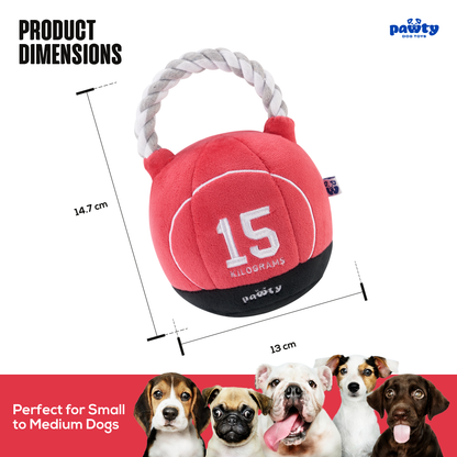 PAWTY Dog Toys - Kettlebell Tug Rope Interactive Toy