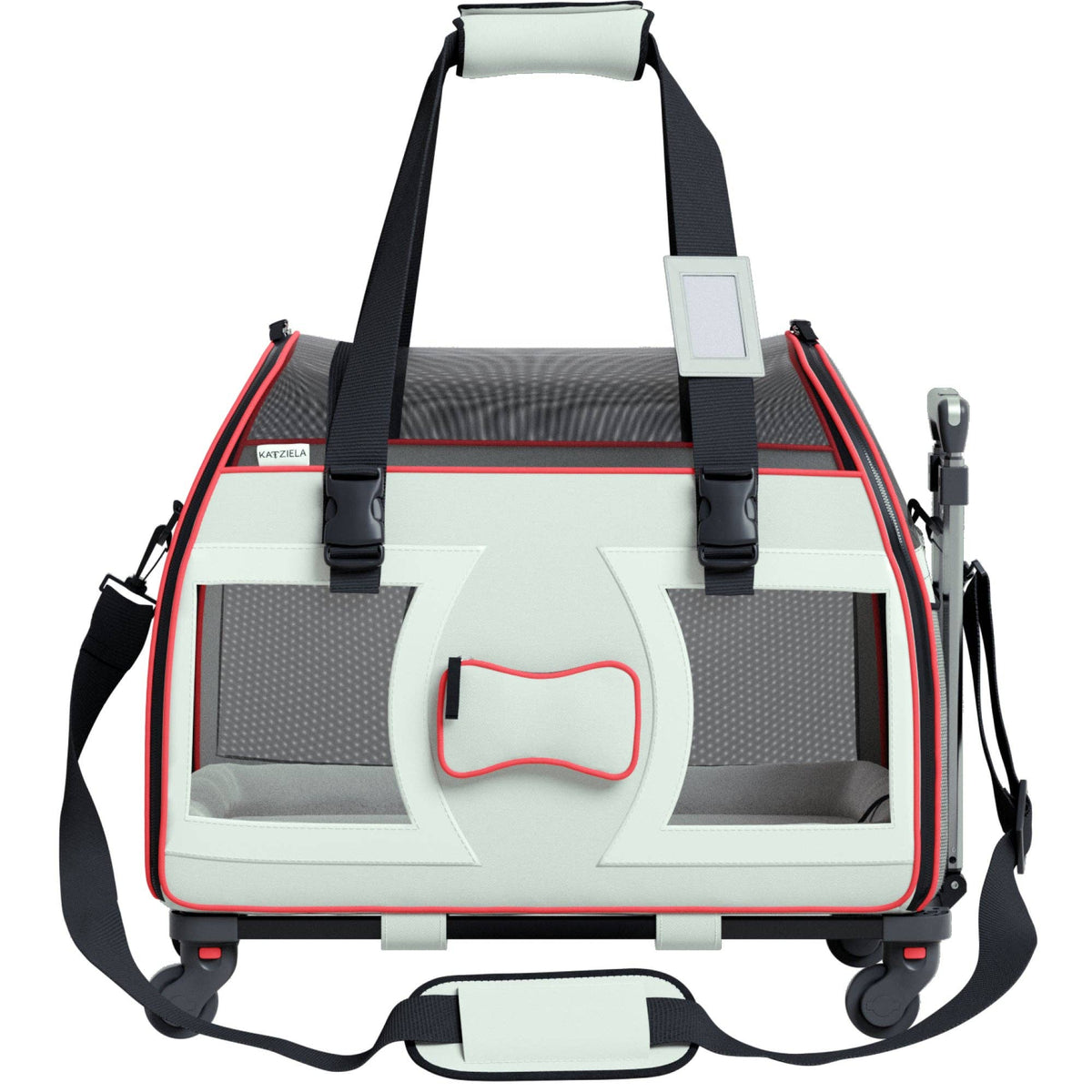 Luxury Rider Pet Carrier with Removable Wheels