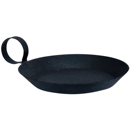 Black Pie Pan Candle Holder