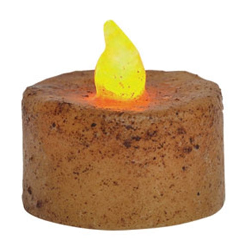 Burnt Ivory Tealight Candle
