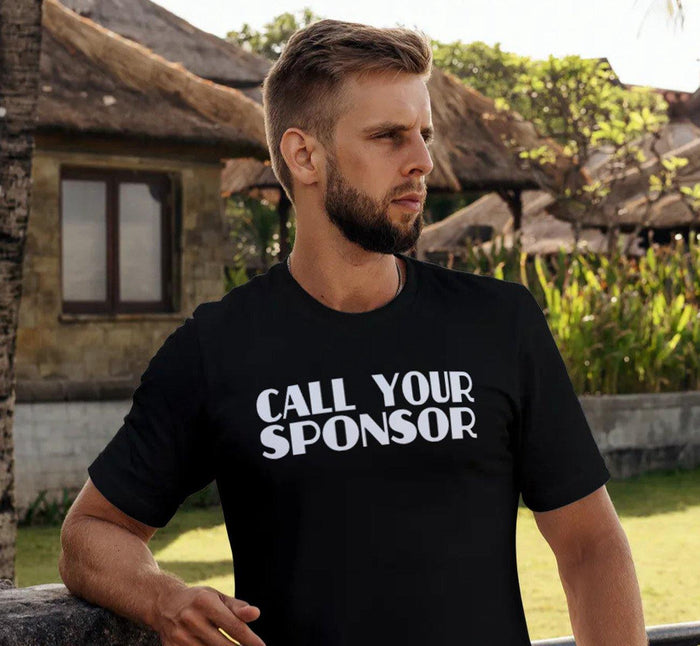 Call Your Sponsor SS/LS Tee - nawears