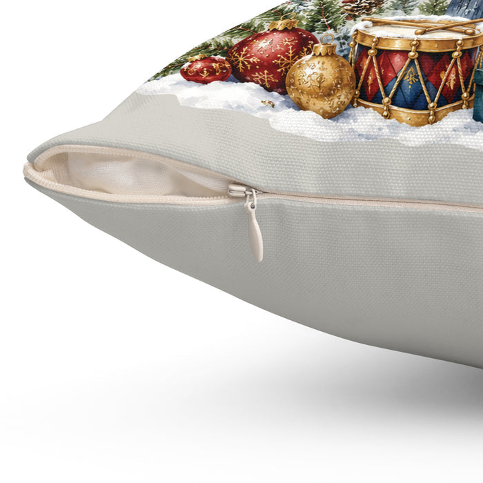 Christmas at Santa's Workshop Accent Pillow