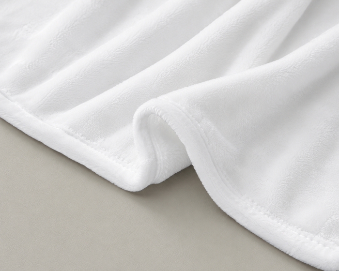 Cream + Camel Checkerboard Plush Throw