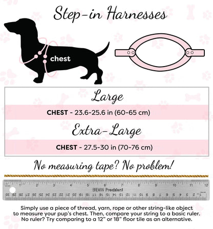 PoisePup - STEP-IN HARNESS - DARK NIGHT