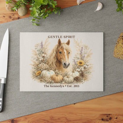 Gentle Spirit Personalized Glass Cutting Board