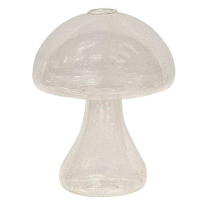 Glass Mushroom Bud Vase