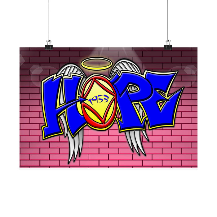 Hope Wing Street Style Horizontal Posters