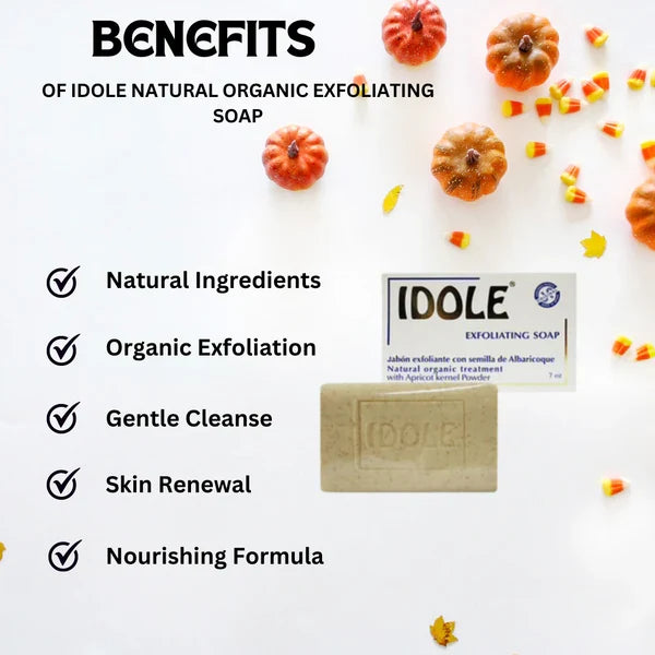 Idole Organic Lightening Exfoliating Soap 7 oz / 200 g