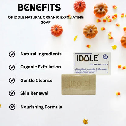 Idole Organic Lightening Exfoliating Soap 7 oz / 200 g