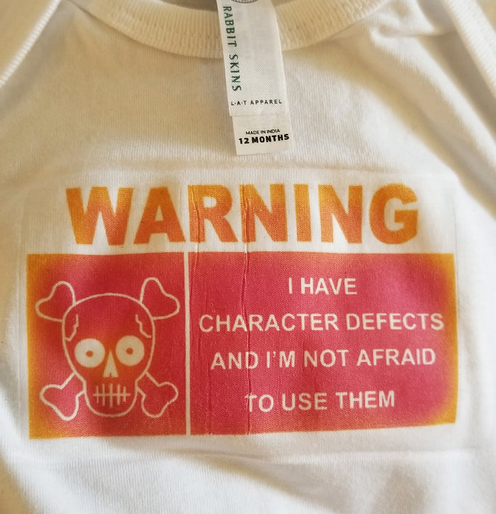 Infant Bodysuit - Warning I Have Defects