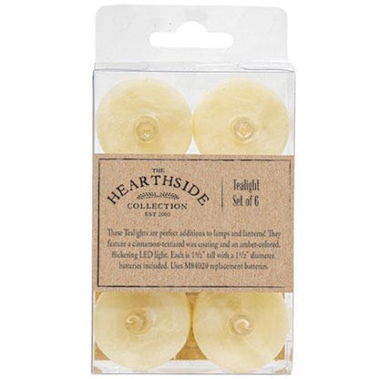 Ivory Tealights | Set of 6
