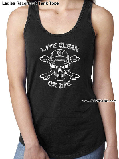 ltt- Live Clean OG Cappy - Ladies Tank Tops - nawears