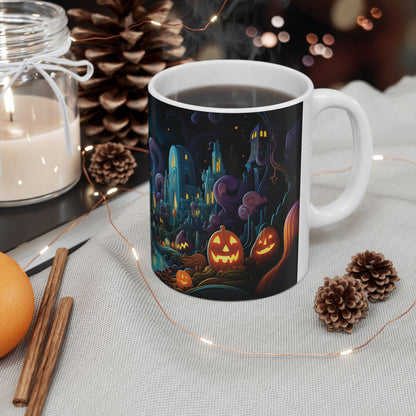 Moonlit Pumpkin Hollow Mug