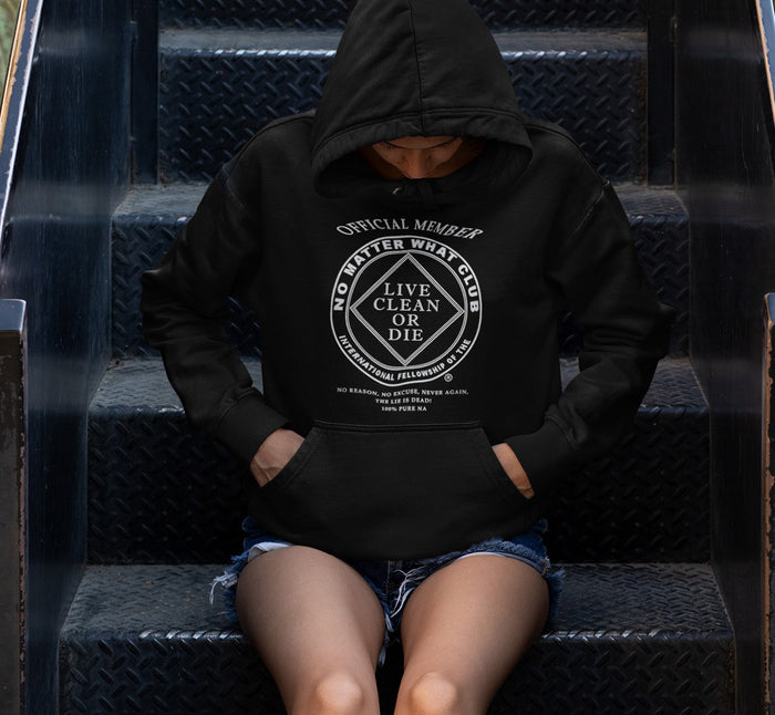NO MATTER WHAT CLUB Black  Hoodie