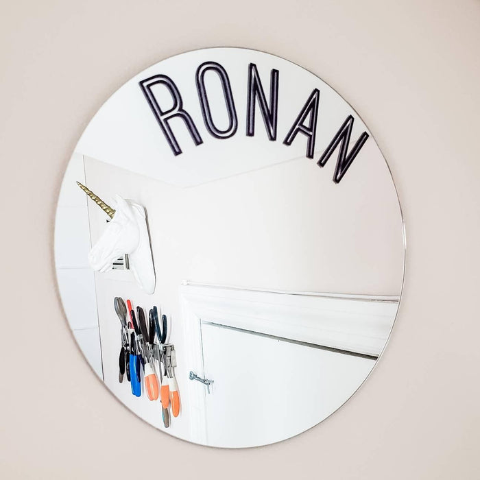 Personalized Safety Mirror for Kids Salt and Sparkle