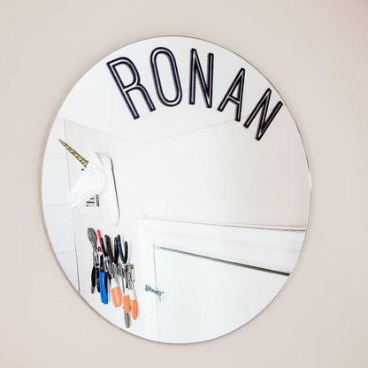 Personalized Safety Mirror for Kids Salt and Sparkle