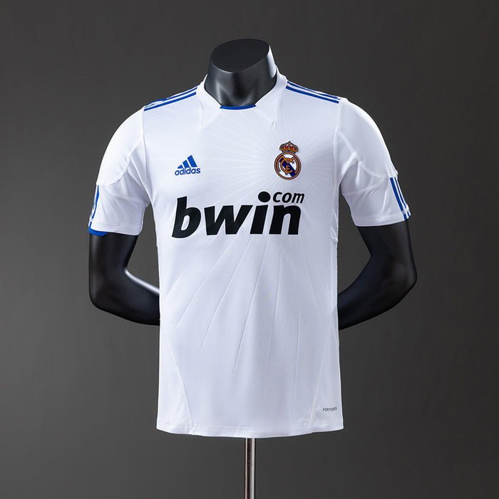 Real Madrid 2010/11 Home Player Version Retro Short Sleeve Jersey