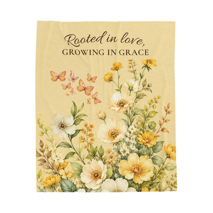 Rooted in Love Plush Throw