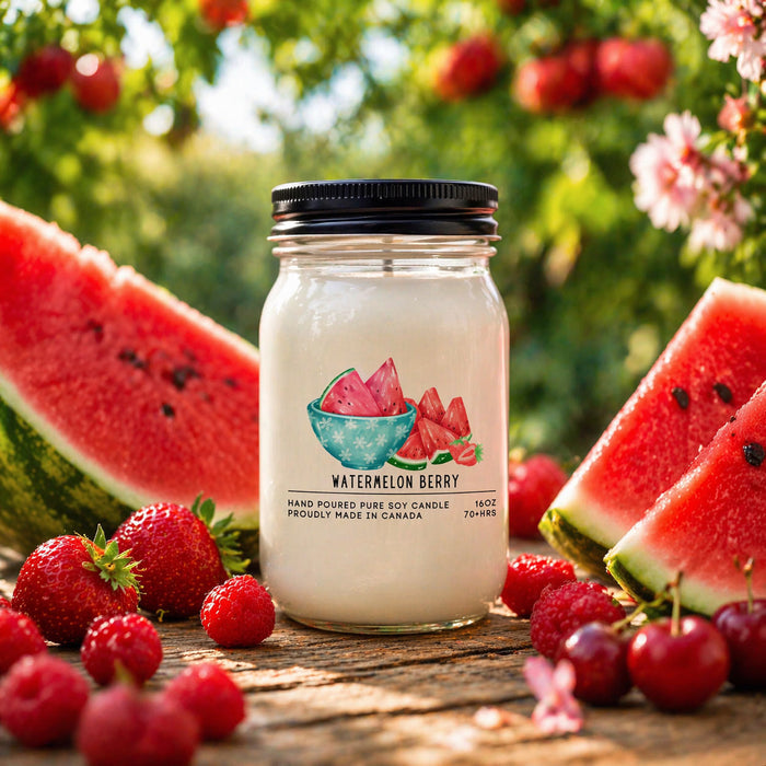 Serendipity Soy Wax Candle - Watermelon Berry