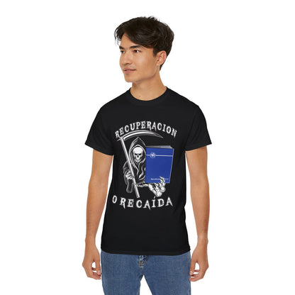 Spanish - Recover Or Relapse Reaper Tee