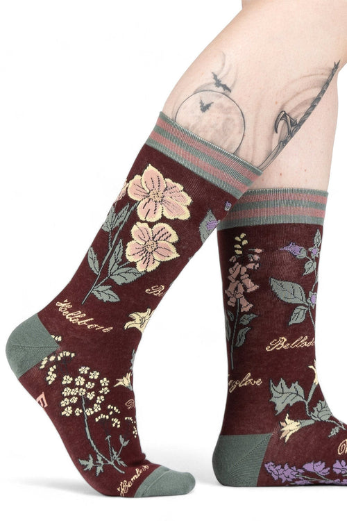 Baneful Botany Crew Socks