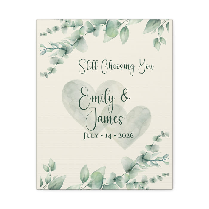 Still Choosing You Personalized Canvas Wall Art