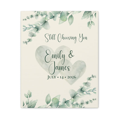 Still Choosing You Personalized Canvas Wall Art