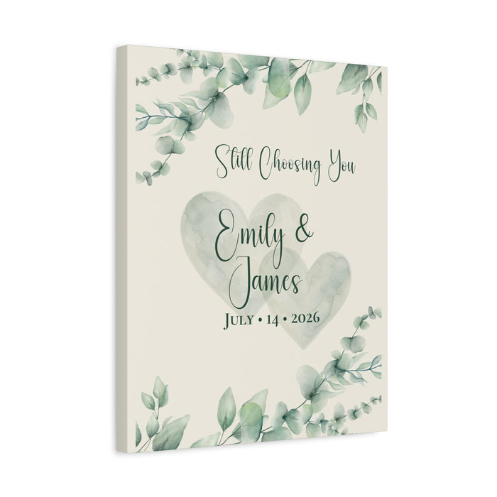 Still Choosing You Personalized Canvas Wall Art