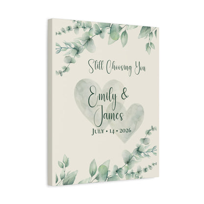 Still Choosing You Personalized Canvas Wall Art