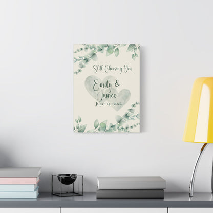 Still Choosing You Personalized Canvas Wall Art