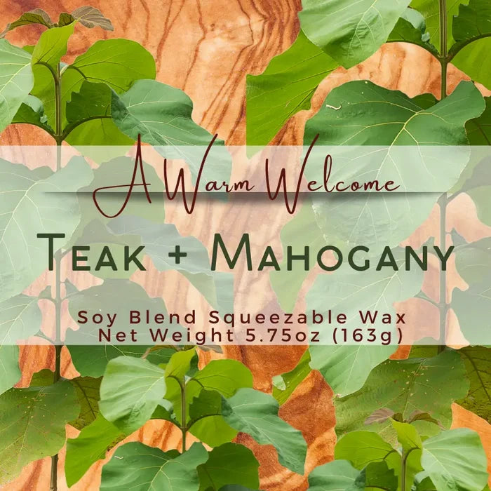 Teak + Mahogany Soft Pour Wax