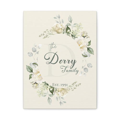 The Heart of Home Personalized Canvas Wall Art