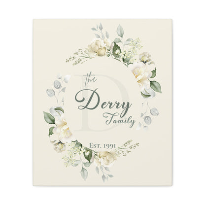 The Heart of Home Personalized Canvas Wall Art