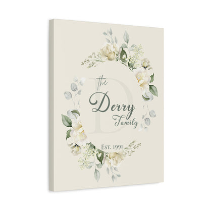 The Heart of Home Personalized Canvas Wall Art
