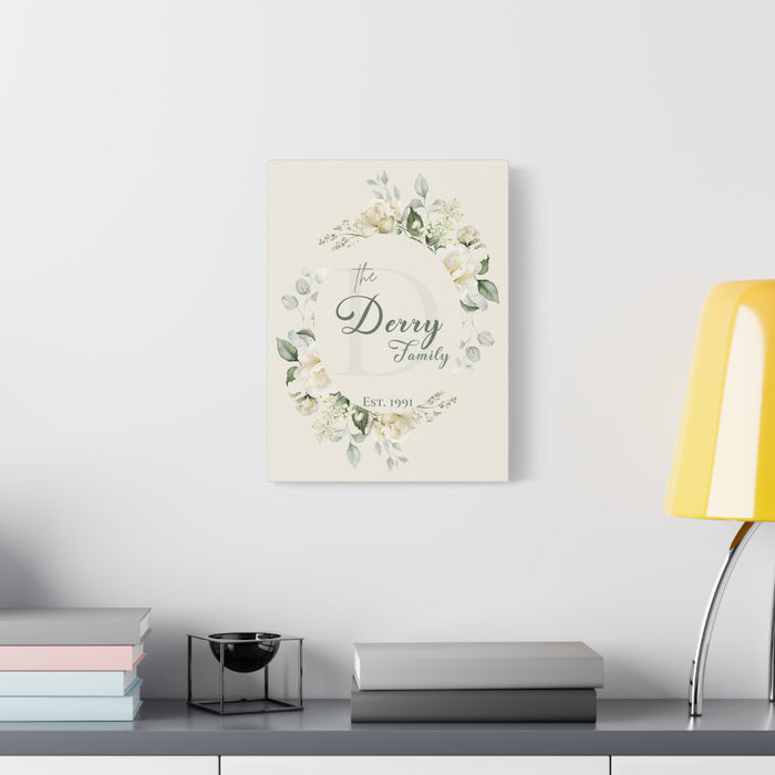 The Heart of Home Personalized Canvas Wall Art