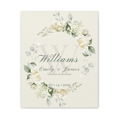 The Story of Us Personalized Canvas Wall Art