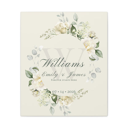 The Story of Us Personalized Canvas Wall Art