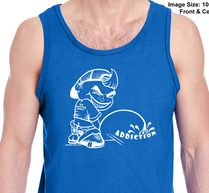 PISSING ON ADDICTION Unisex Tank Tops