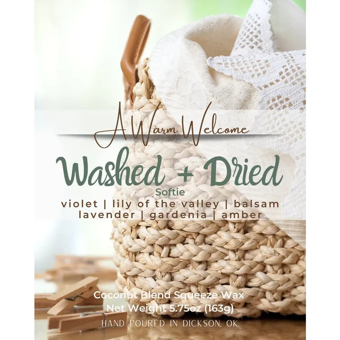 Washed + Dried Soft Pour Wax