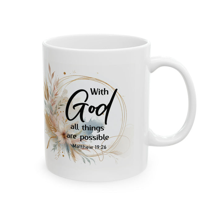 With God All Things Are Possible Mug